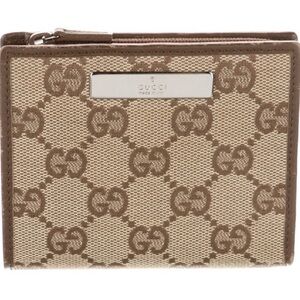 Gucci GG Canvas Brown Jacquard Wallet